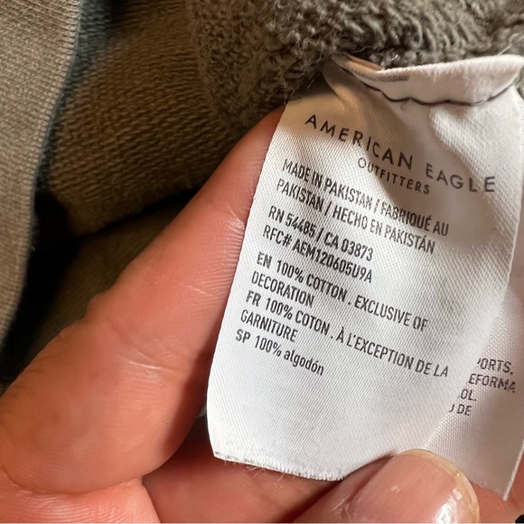 American Eagle Outfitters Gray Medium California Sweat Shirt Youth Hoodie - Picture 11 of 11